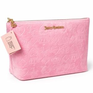 Juicy Couture Pink makeup/cosmetic bag